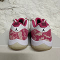 Air Jordan 11 Low Pink Snakeskin Sz 6 (7.5W)