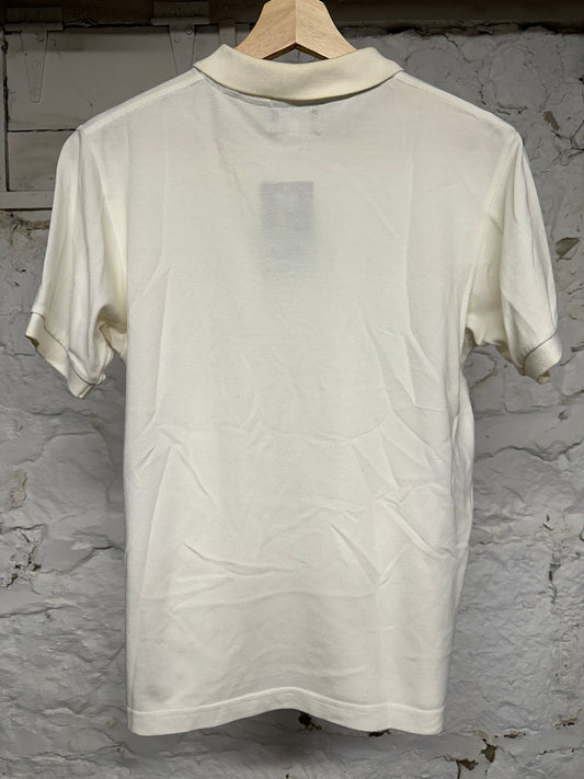 Bape White Polo Sz S