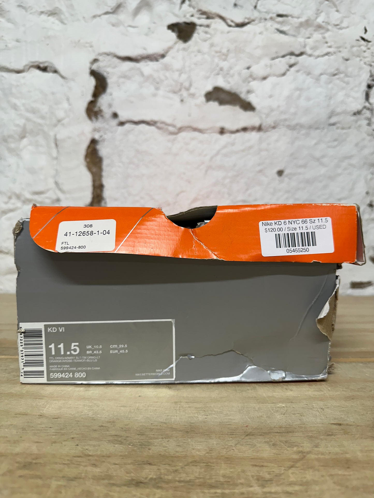 Nike KD 6 NYC 66 Sz 11.5