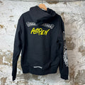 Chrome Hearts Aspen Black Thermal Zip Up Hoodie Sz M