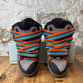 Lanvin Curb Grey Orange 3M Sneaker Sz 8 (41)