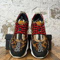Versace Chain Reaction Wild Black White Sneaker Sz 9 (42)