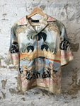 Amiri Angels AOP Button Up Shirt Sz S