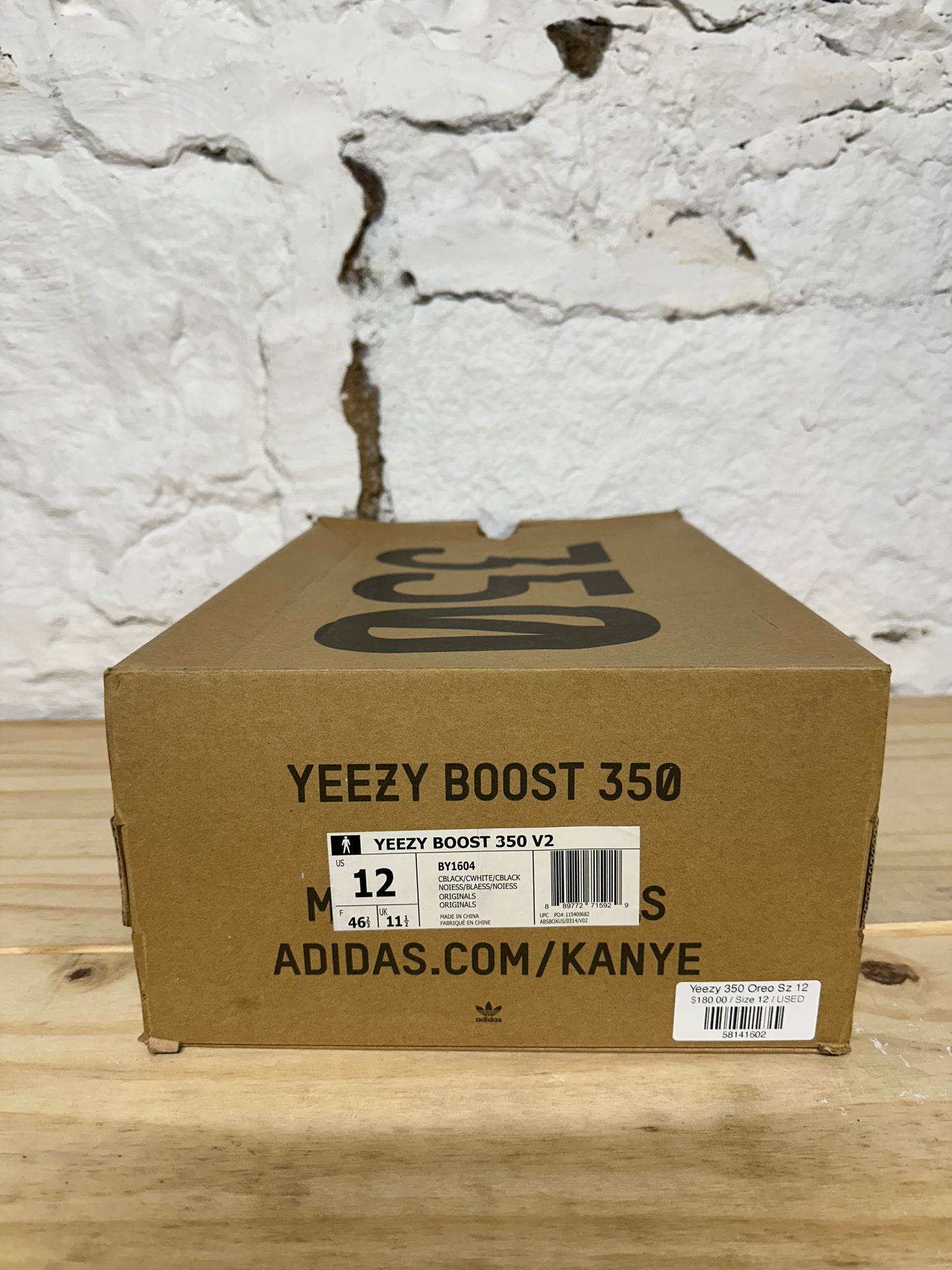 Yeezy 350 Oreo Sz 12