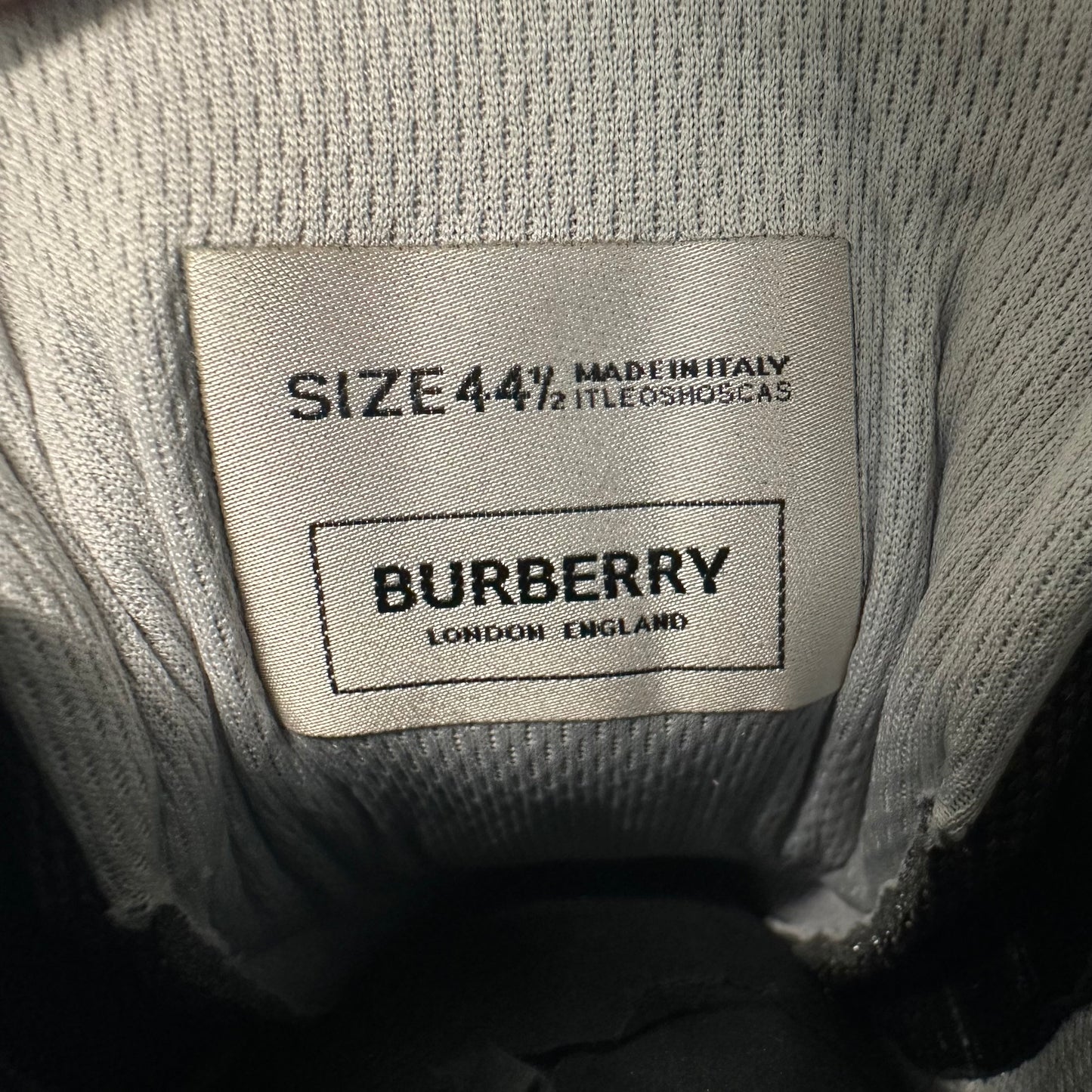 Burberry RS5 Black Brown Sneaker Sz 11.5 (44.5)