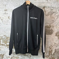 Palm Angels Black White Track Jacket Sz L