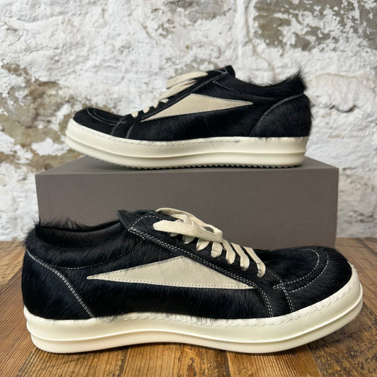 Rick Owens Pony Hair Black Milk Vintage Sneaker DS