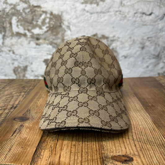 Gucci Tan GG Monogram Hat Sz S