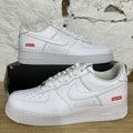 Nike Air Force 1 Low Supreme White Sz 10.5 DS