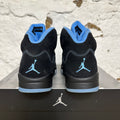 Air Jordan 5 Black University Blue Sz 13