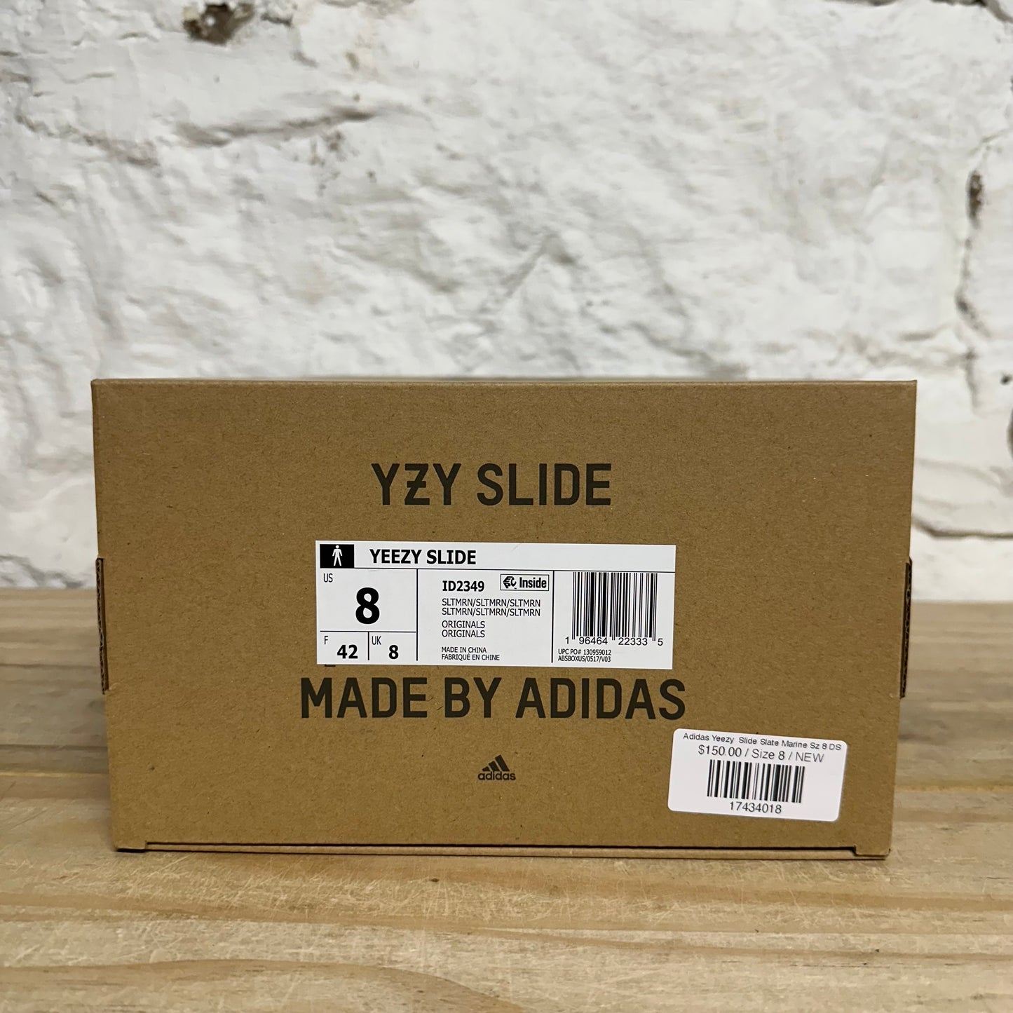 Yeezy Slide Slate Marine Sz 8 DS