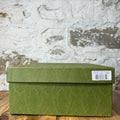 Gucci Basket White Demetra Green Sneaker Sz 7