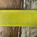 Fendi Zucca Canvas Brown Monogram Yellow Belt Sz (100/40)