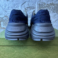 Gucci Rhyton Navy GG Monogram Grey Sneaker Sz 7.5