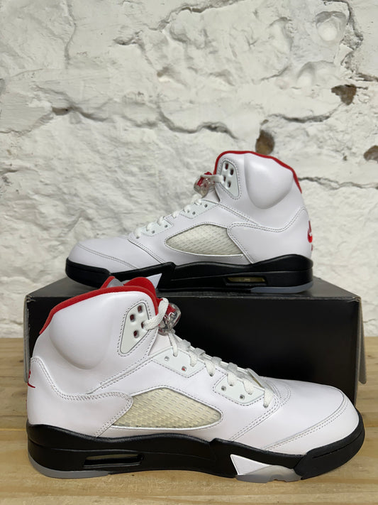 Air Jordan 5 Fire Red Silver Tongue (2020) Sz 11 DS