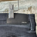 Amiri MX1 Red Tie Dye Thrasher Black Denim Jeans Sz 34