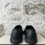 Gucci Black Leather Low Sneaker Sz 10