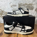 Amiri White Skeleton Black White Sneaker Sz 7 (40)