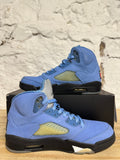 Air Jordan 5 UNC University Blue Sz 9.5