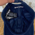 Palm Angels Navy Spellout Hat