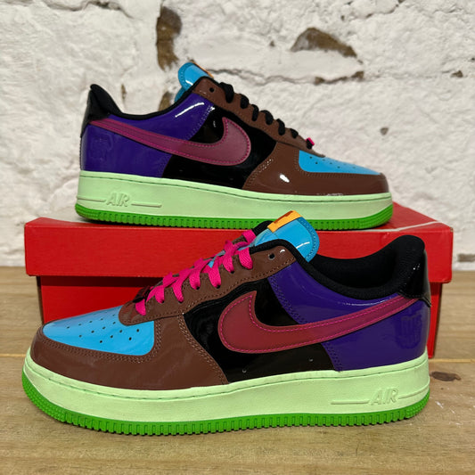 Nike Air Force 1 Low Undefeated Multi-Patent Pink Prime Sz 10