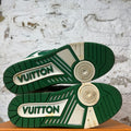 Louis Vuitton Green White Skate Sneaker Sz 9 (7.5LV)
