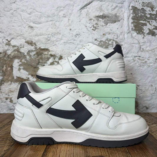 Off White Out of Office Gray White Sneaker Sz 13 (46)