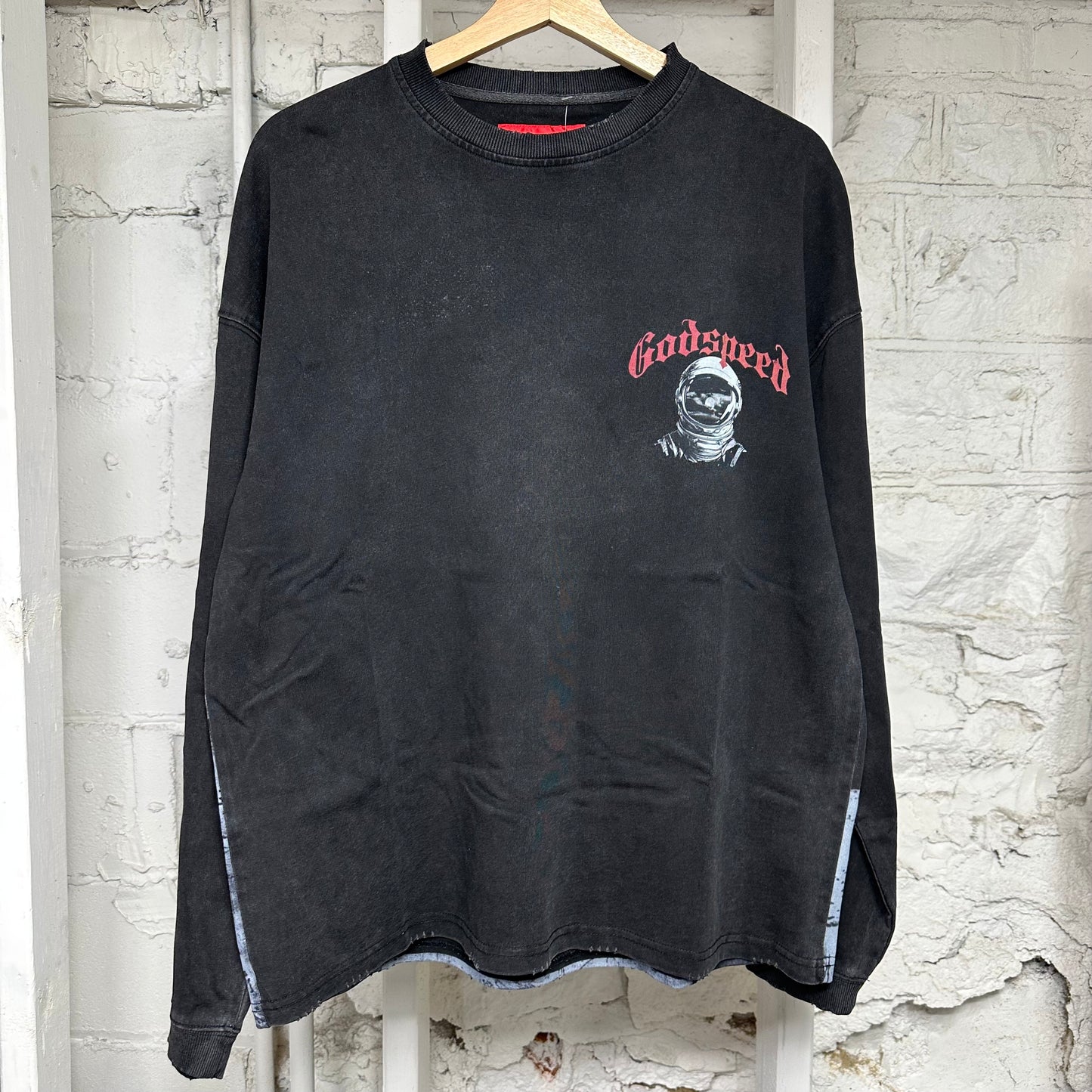 Godspeed Apollo Black Long Sleeve T-Shirt Sz S