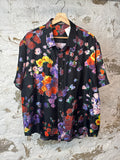 Dior Kaws Floral Button Up Shirt Sz L