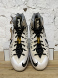 Nike Lebron 10 PS Elite White Gold Sz 12.5