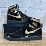 Air Jordan 1 Black Metallic Gold Size 9.5