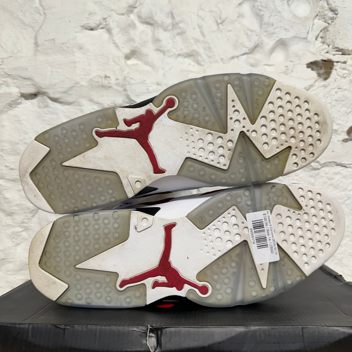 Air Jordan 6 Carmine (2014) Sz 14