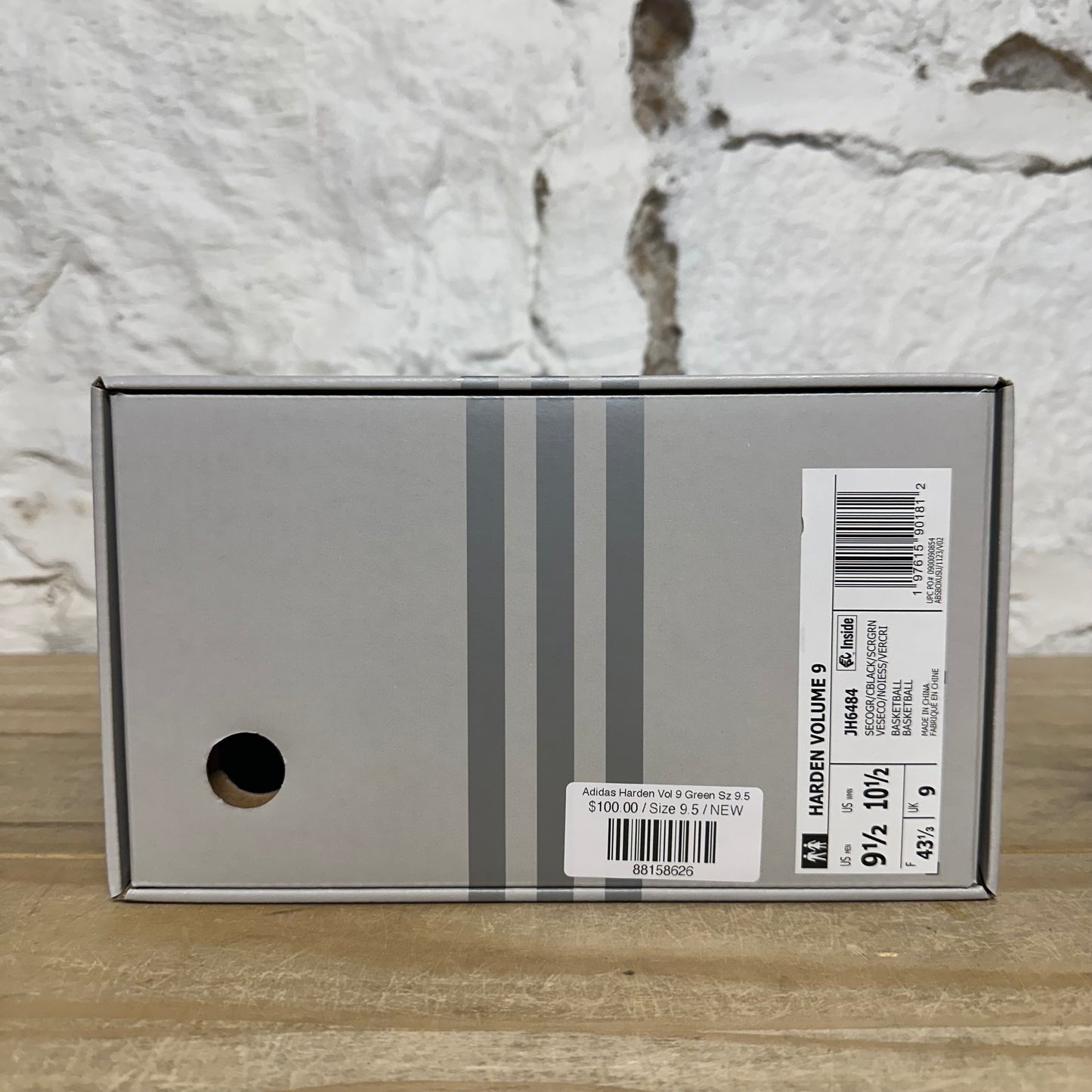 Adidas Harden Vol. 9 Green Sz 9.5