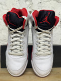 Air Jordan 5 Fire Red Black Tongue (2025) Sz 9