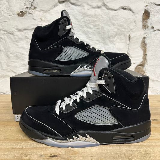 Air Jordan 5 Black Metallic Sz 11.5