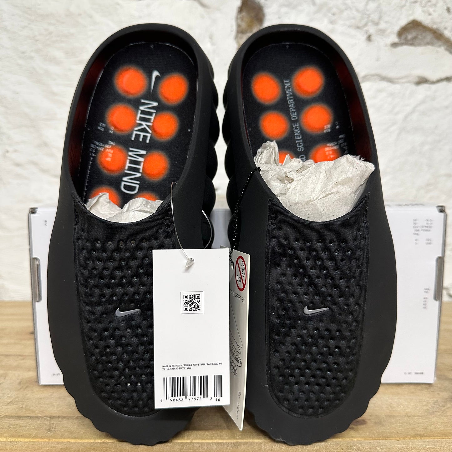 Nike Mind 001 Black Sz 9 DS