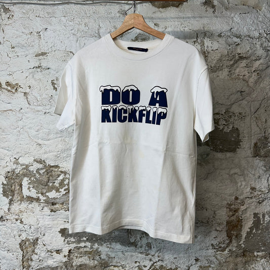 Louis Vuitton Kickflip T-shirt White Sz S (Stained)