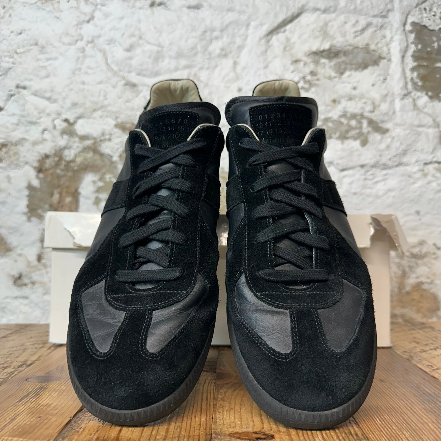 Maison Margiela Replica Triple Black Sneaker Sz 14 (47)