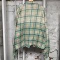 Vale Forever Sky Gems Green Flannel Long Sleeve T-Shirt Sz XL