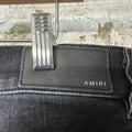Amiri Distressed Faded Black Denim Jeans Sz 38
