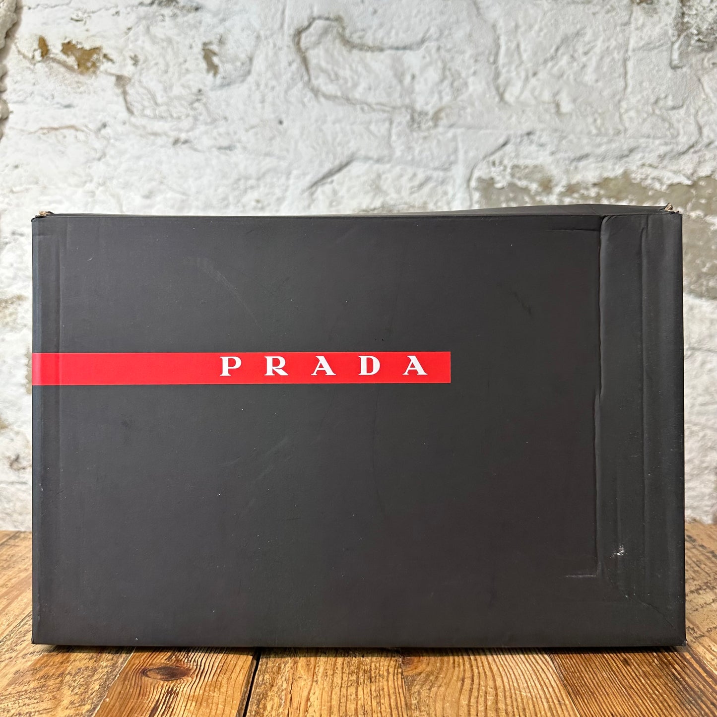 Prada Americas Cup Grey Suede White Sneaker Sz 9