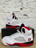 Air Jordan 5 Fire Red Black Tongue (2025) Sz 9.5