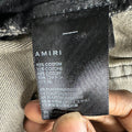 Amiri Army Stencil Grey Denim Jeans Sz 33