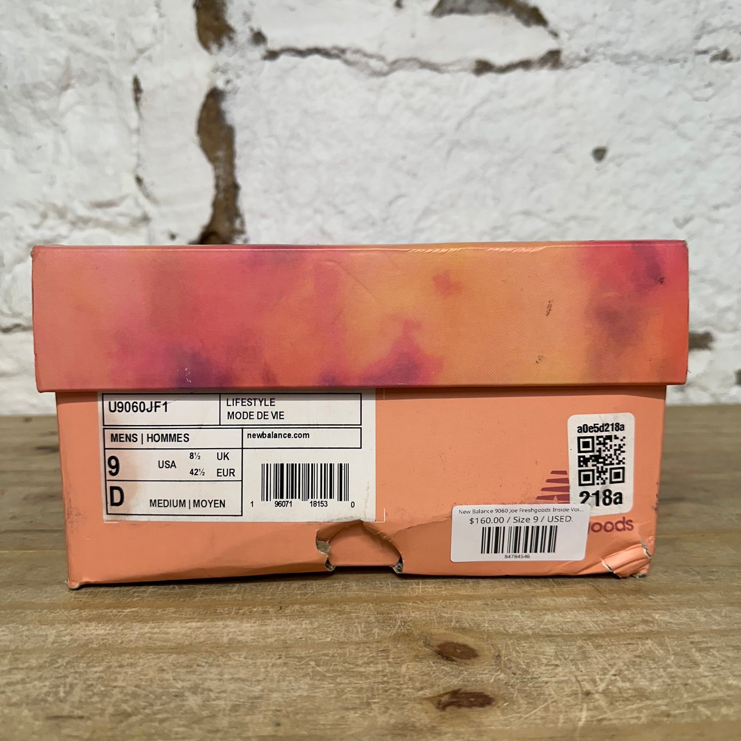 New Balance 9060 Joe Freshgoods Inside Voices Cookie Pink Sz 9