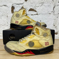 Air Jordan 5 Off-White Sail Sz 9.5