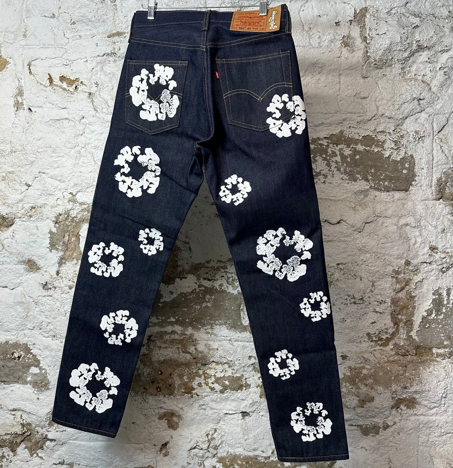 Denim Tears White CW Dark Blue Denim Jeans Sz 29