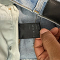 Amiri Plain Blue Denim Jeans Sz 38