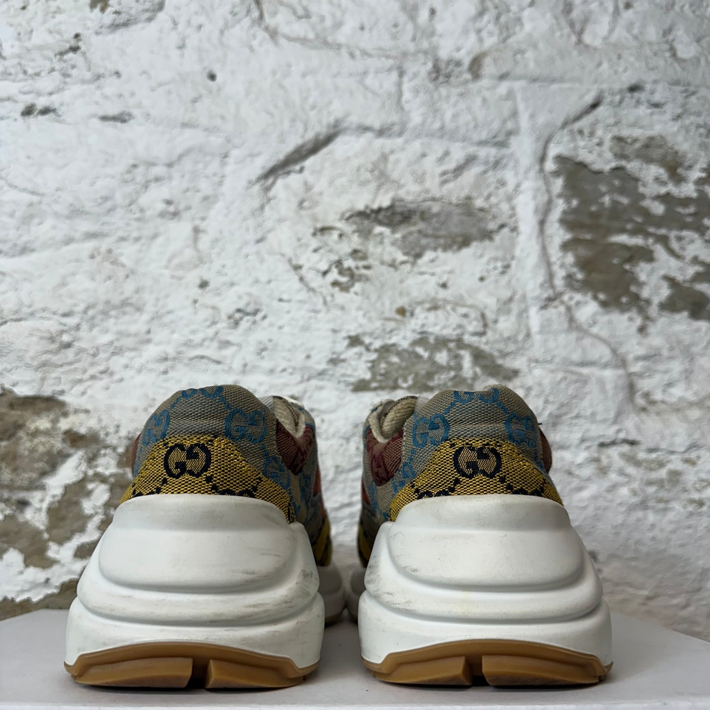 Gucci Rhyton Multicolor White Sneaker Sz 4.5 (36.5) No Box