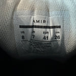 Amiri Gray Skeleton Black White Sneaker Sz 8 (41)