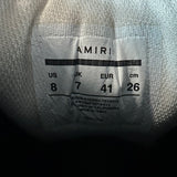 Amiri Gray Skeleton Black White Sneaker Sz 8 (41)